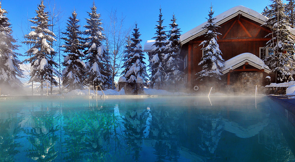 Outdoor-Pool-In-Winter Shore Lodge Heated Pool