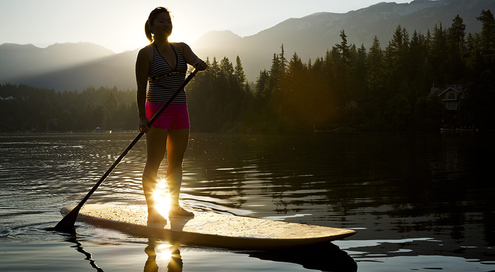 Splash-Summer Paddle on Payette Lake